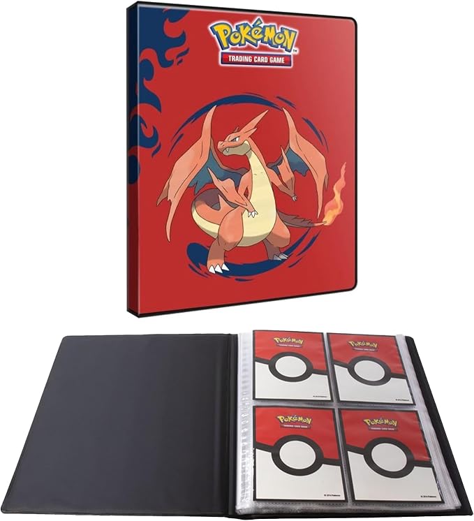 Portafolio Pokémon Mega Charizard X/Y 4 Bolsillos Ultra Pro
