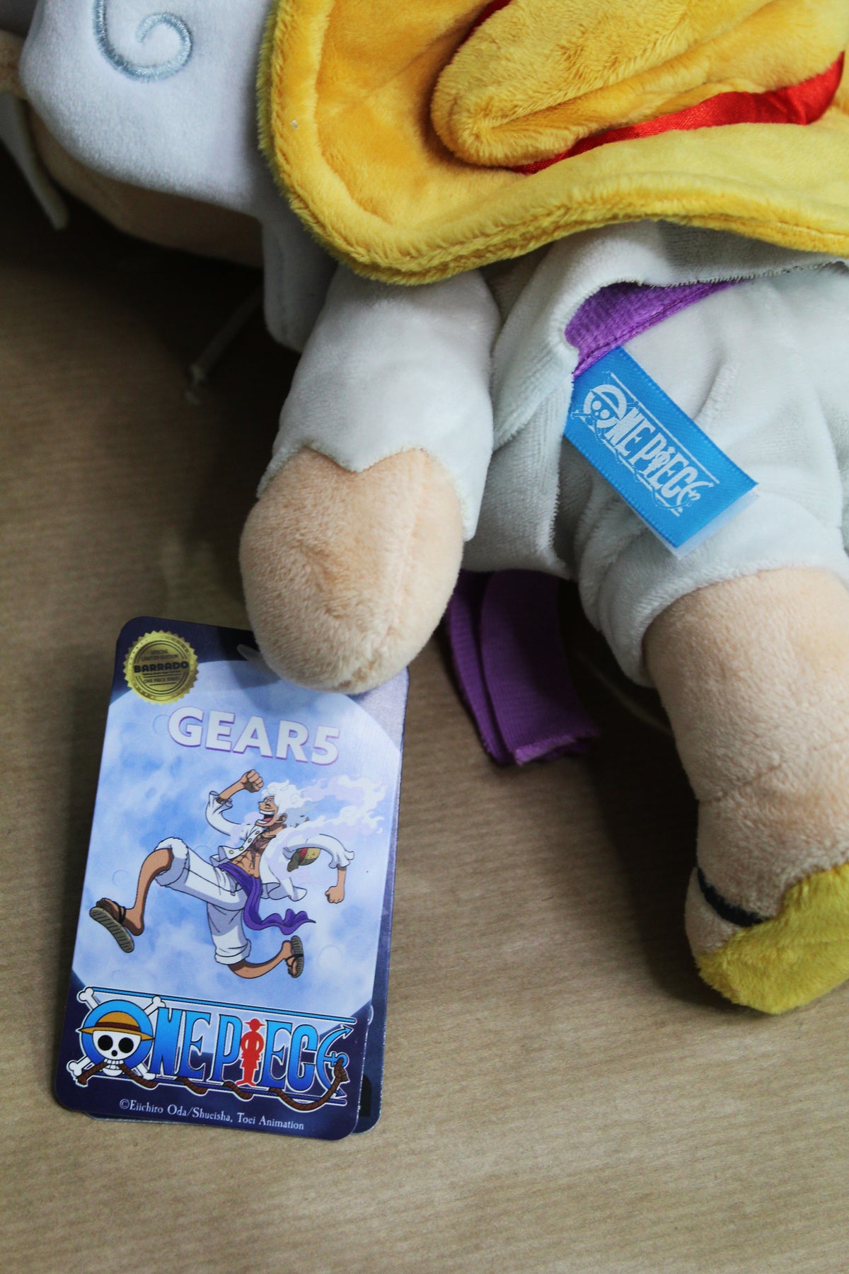 Peluche Luffy Gear 5th One Piece 34cm
