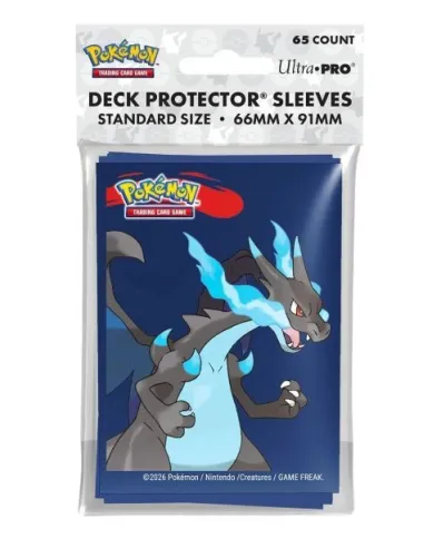Fundas Pokémon Mega Charizard X Ultra Pro (65 uds)
