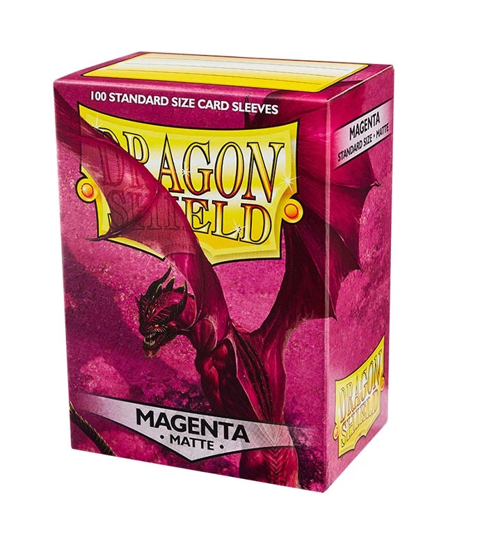 Fundas Standard Matte Magenta Dragon Shield (100 fundas).