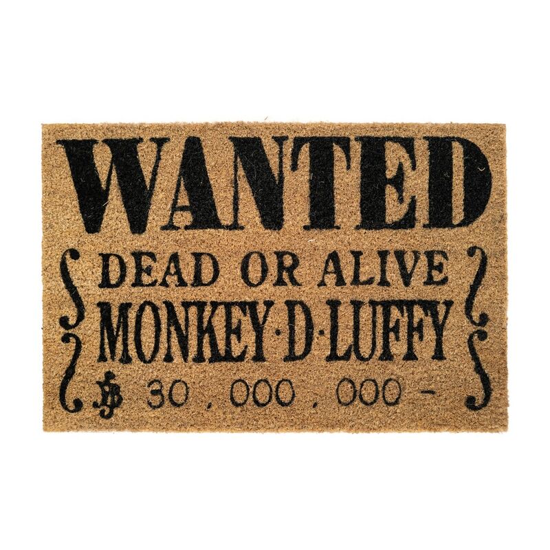 Felpudo Wanted Monkey D. Luffy One Piece