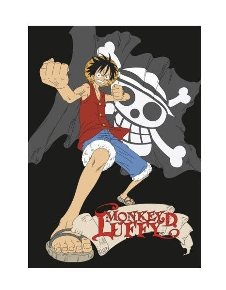 Manta Polar One Piece Luffy 100 x 140 cm